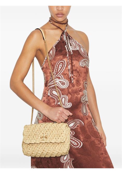 borsa a spalla kira in rafia beige tory burch - donna TORY BURCH | 175033254